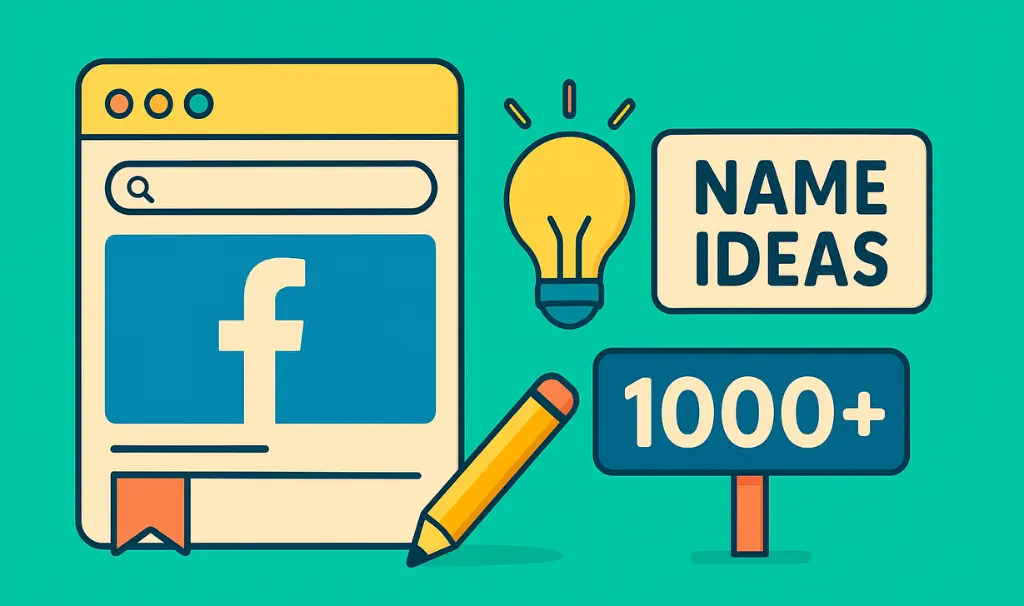 Facebook page name ideas