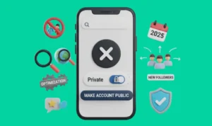 how to make your twitter account public