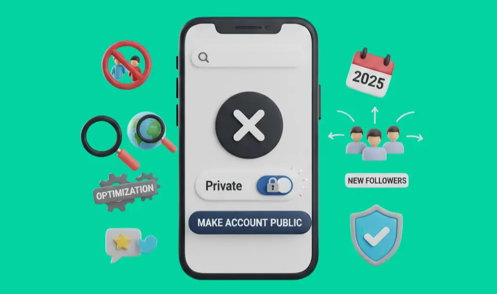 how to make your twitter account public