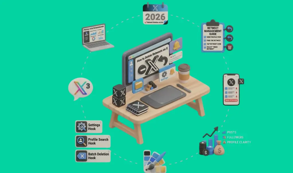 how to delete retweets