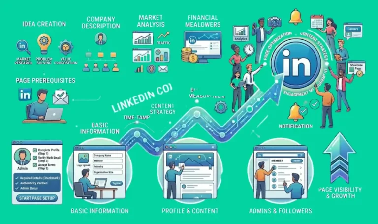 how to create a company page on linkedin