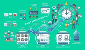 how to schedule tweets