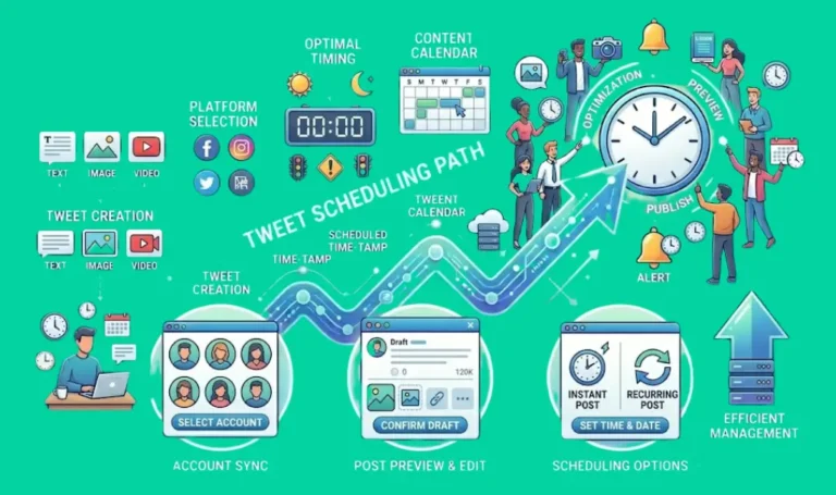 how to schedule tweets