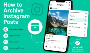 how to archive instagram posts