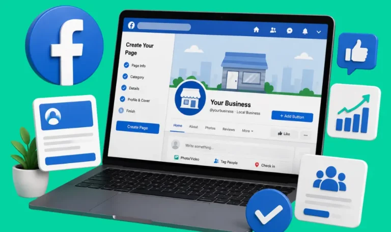 how to create facebook business page