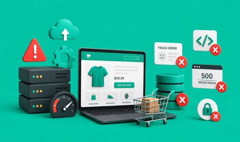 Ecommerce backend problems and server errors holding back online store growth